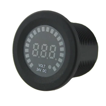 

Car Motorcycle Voltage Current Meter Tester LED Display Digital Voltmeter Volt Meter with 2 Wires for 12V-24V