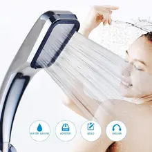 Aliexpress - Handheld Shower Head, High Pressure Streamline Water Saving Rainfall , ABS With Chrome Plated Booster Showerhead 300 Holes