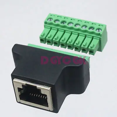 DHL/EMS 20 комплектов* 1pce Ethernet RJ45 Женский av-винт разъем разъема адаптера CAT радио Ham-h2