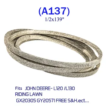 

Mower Belt Make With Kevlar Hot Selling Repeated Bending Free Shipping for JOHN DEERE L120 L130 Lawn Mower 1/2 "x 19"