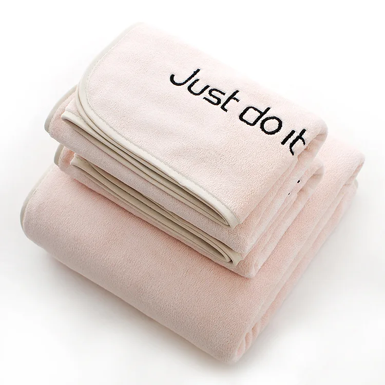 

Factory direct new adult plain towel microfiber soft absorbent towel home daily suit