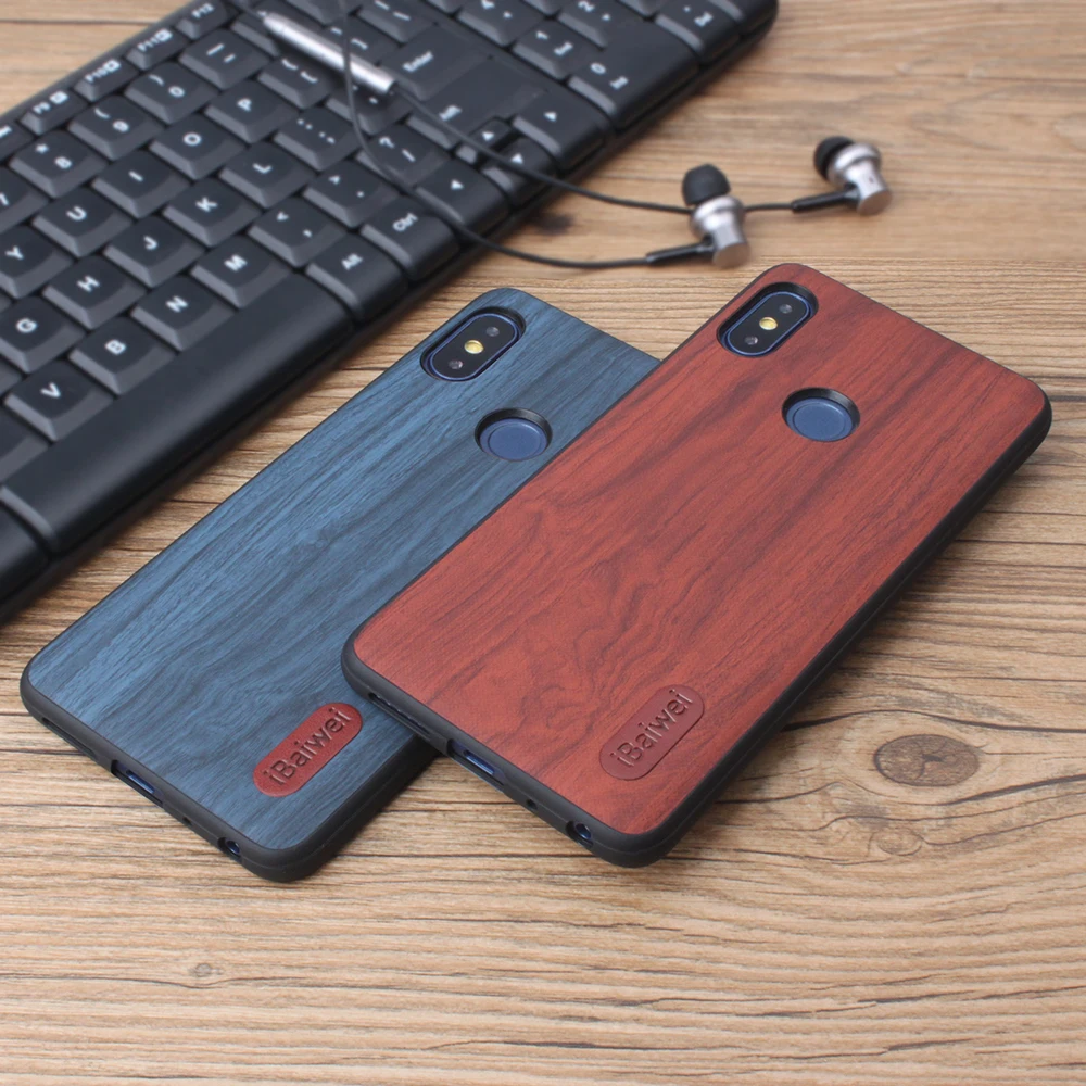 Деревянный дизайнерский чехол для Xiaomi Redmi Note 7 6 5 Pro с держателем силиконовая