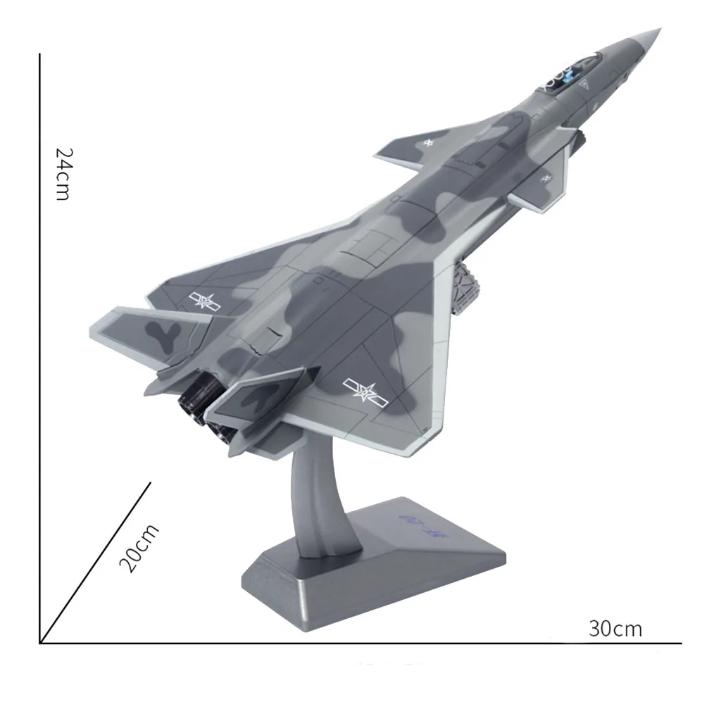 1/72 J-20 авиационные модели самолета Охота литья под давлением с трёхмерными