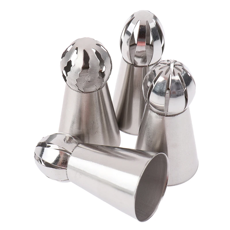 Russian Piping Nozzle Sphere Ball Icing Confectioners Pastry Tips Sugarcraft Cupcake Decorator Kitchen Bakeware Tools