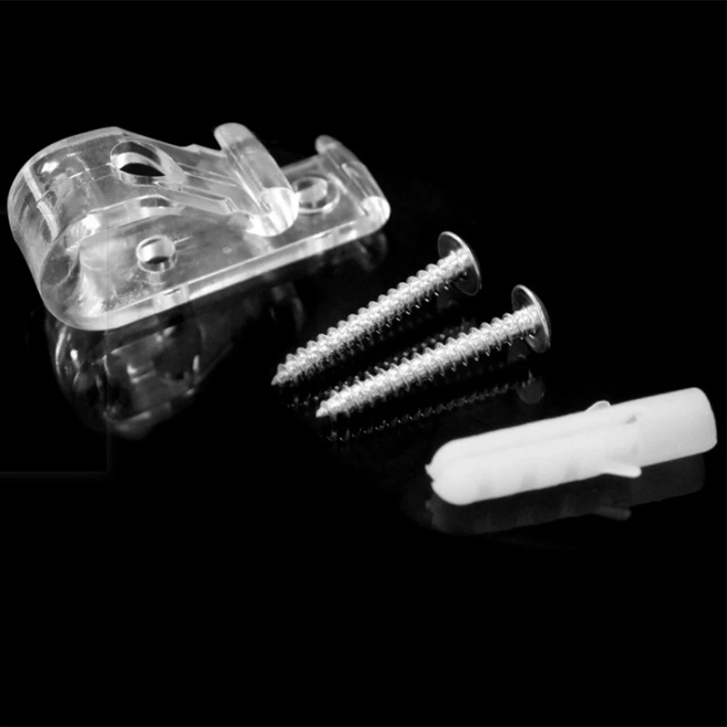 4PCS Child Safe Roller Blind Hook Fixed Clip for Shutter Vertical Roman Blind Chain Cord Rope String Holder Curtain Accessories