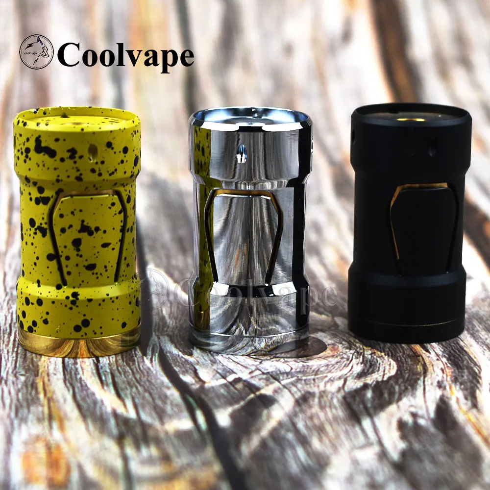 Механический мод coolvape Piper Cerakote от Infinity mods латунный аккумулятор 18350 диаметр 25 мм