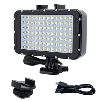 

50m Waterproof Diving Led Night Light 84 Led Video Light Photographic Lighting Diving Lamp For Gopro Hero 3/3+/4/4s/5/5s/6