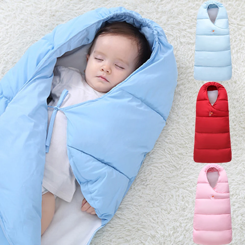 Толстый теплый конверт для коляски, спальные мешки, спальный мешок для малышей, зимняя сумка для коляски для новорожденных, теплый спальный мешок