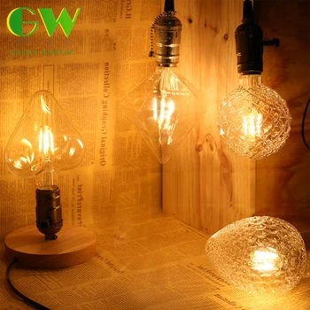 

Retro Edison Light Bulb E27 E14 220V 3W 4W 5W 6W 8W Filament Incandescent Bulb Vintage Edison Lamp Holiday Lights for Home Decor