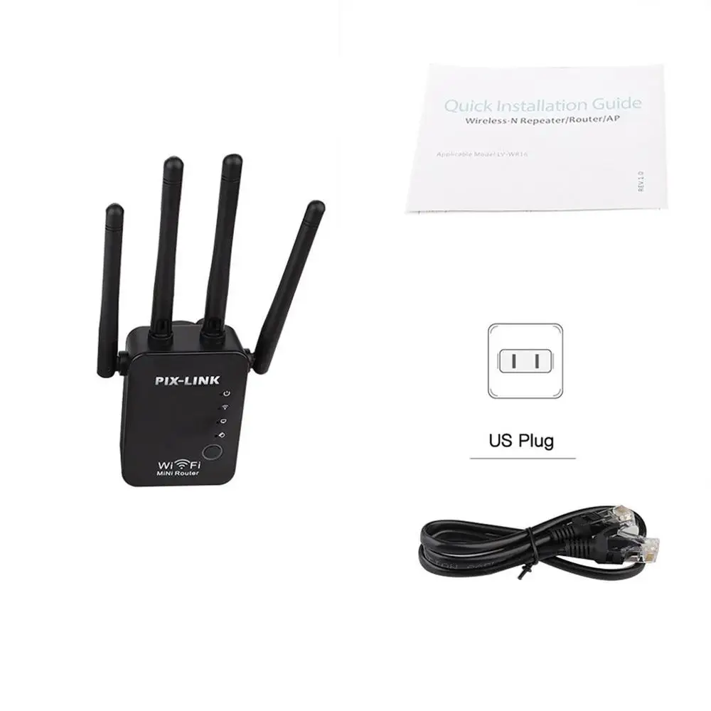 Усилитель сигнала Wi-Fi ретранслятор Беспроводной маршрутизатор сети Expander Wi-Fi Repeate Wr16 профессиональный модный портативный
