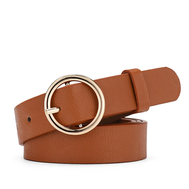 2019 Fashion Trend Women Men Unisex Belt Classic Solid PU Leather Luxury Waistband Wide Strap Casual Simple Accessories | Аксессуары для