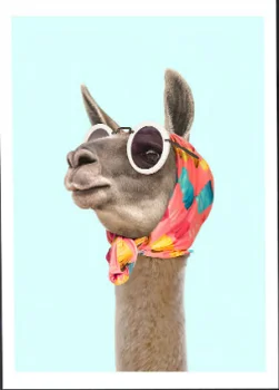 

diy picture Fashion Lama Giraffee oil picture pictures by numbers with animal oil paint paint by numbers for adults