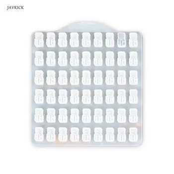 

New Cute Bear Shape Mold Soft Candy Jelly Silicone Mould DIY Cake Pendant Fondant Crafts Making Epoxy Molds