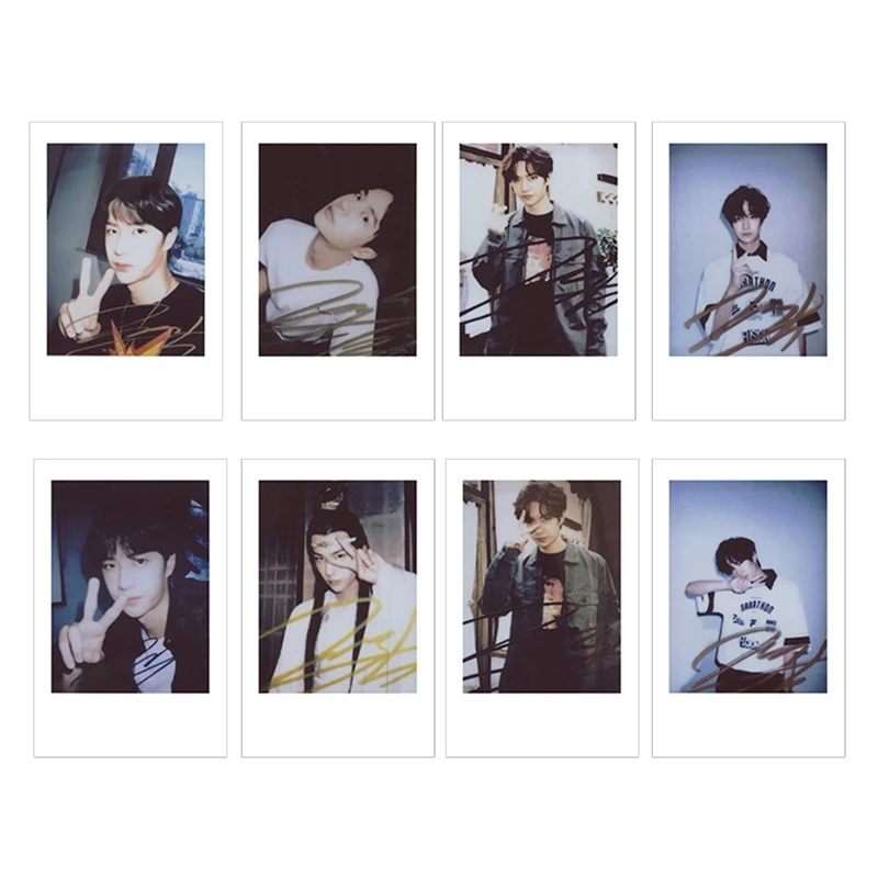 8 unids/set Chen Ching Ling LOMO tarjeta Mini postal Wang Yibo estrella DIY tarjetas de felicitación Tarjeta de mensaje de regalo