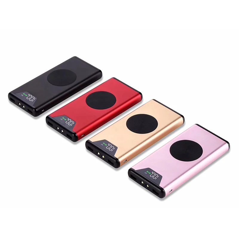 30000mAh QI Беспроводное зарядное устройство Внешний аккумулятор для iPhone X XS Max samsung