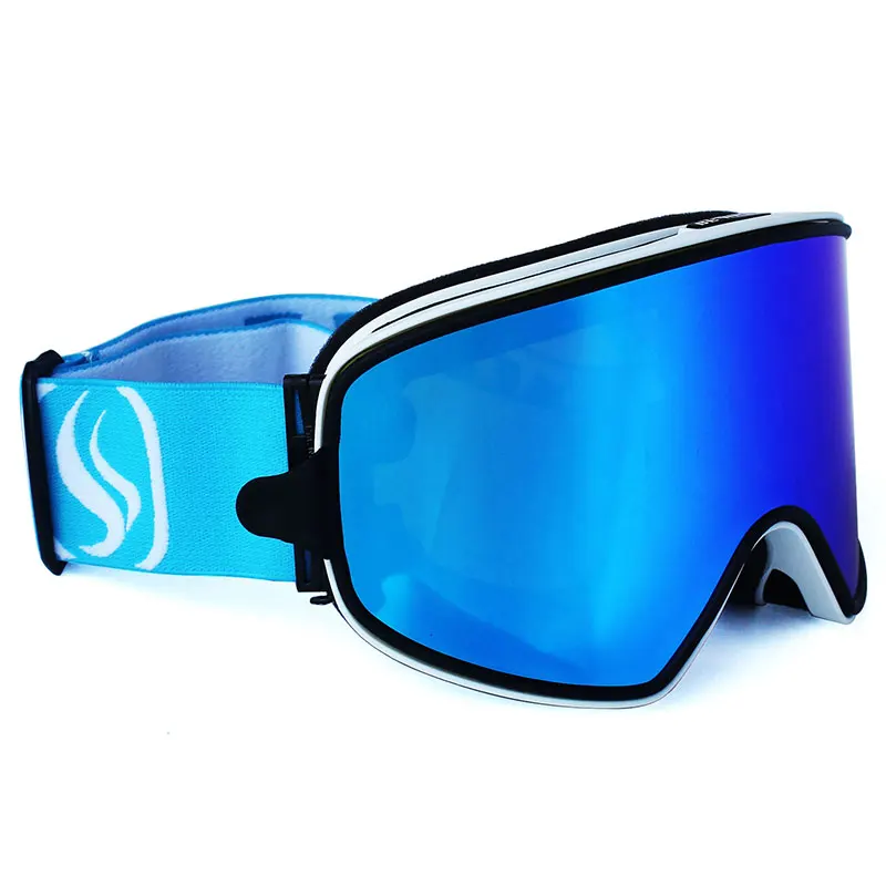 Лыжные очки 2 в 1 с магнитными двойными линзами для ночного катания на лыжах, противотуманные UV400 очки для сноуборда, мужские и женские лыжные очки