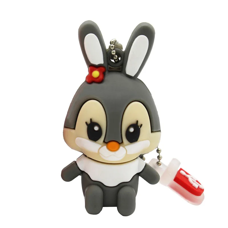 Usb флеш накопитель TEXT ME розовая карта памяти серый кролик 8 ГБ 16 ГБ|16gb pendrive|memory