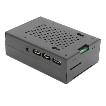 

Raspberry Pi 4 Model B Aluminum Alloy Metal Case with Fan, Protective Shell Metal Enclosure for Raspberry Pi 4 Computer Model B