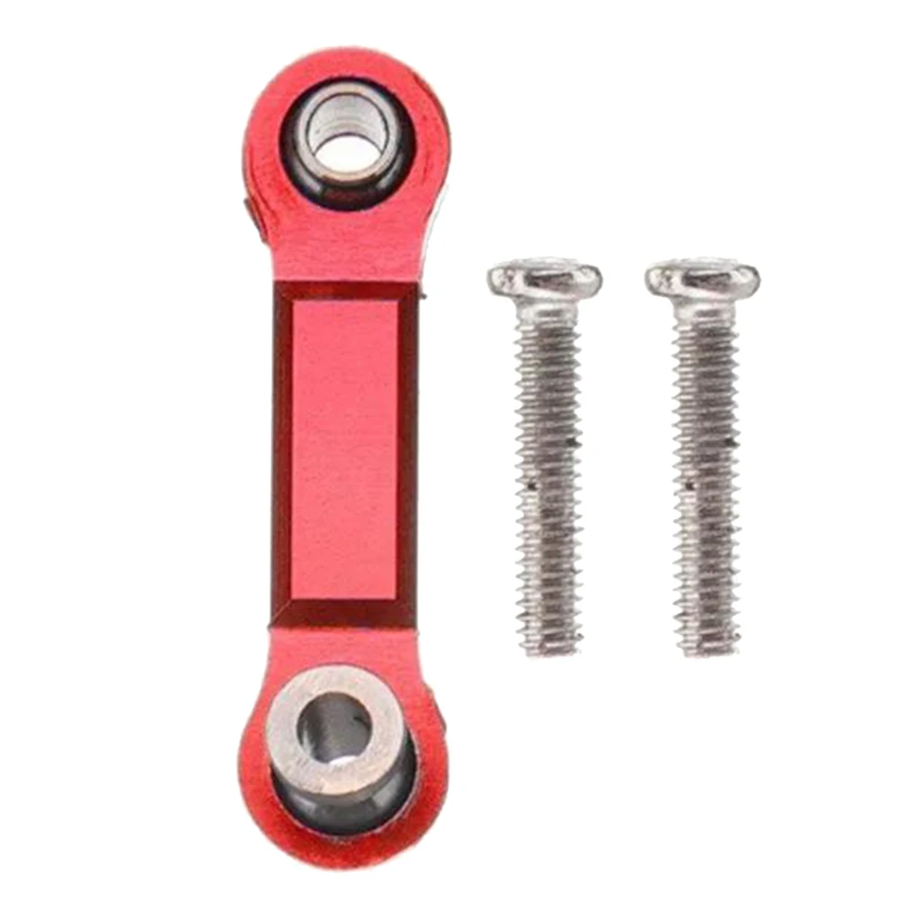 Fit for Wltoys 1/18 RC Model Car Parts Metal Linkage Servo Pull Rod Steering Tie Rod Set with Screws