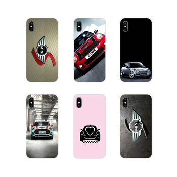 

For Huawei G7 G8 P7 P8 P9 P10 P20 P30 Lite Mini Pro P Smart Plus 2017 2018 2019 Soft Transparent Shell Case car mini cooper logo