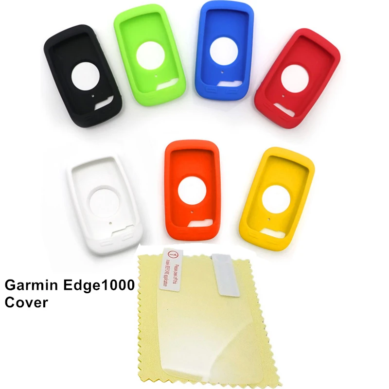 

10 PCS Generic Bike Gel Skin Case & Screen Protector Cover Garmin Edge1000 GPS Computer Case for Garmin Edge 1000