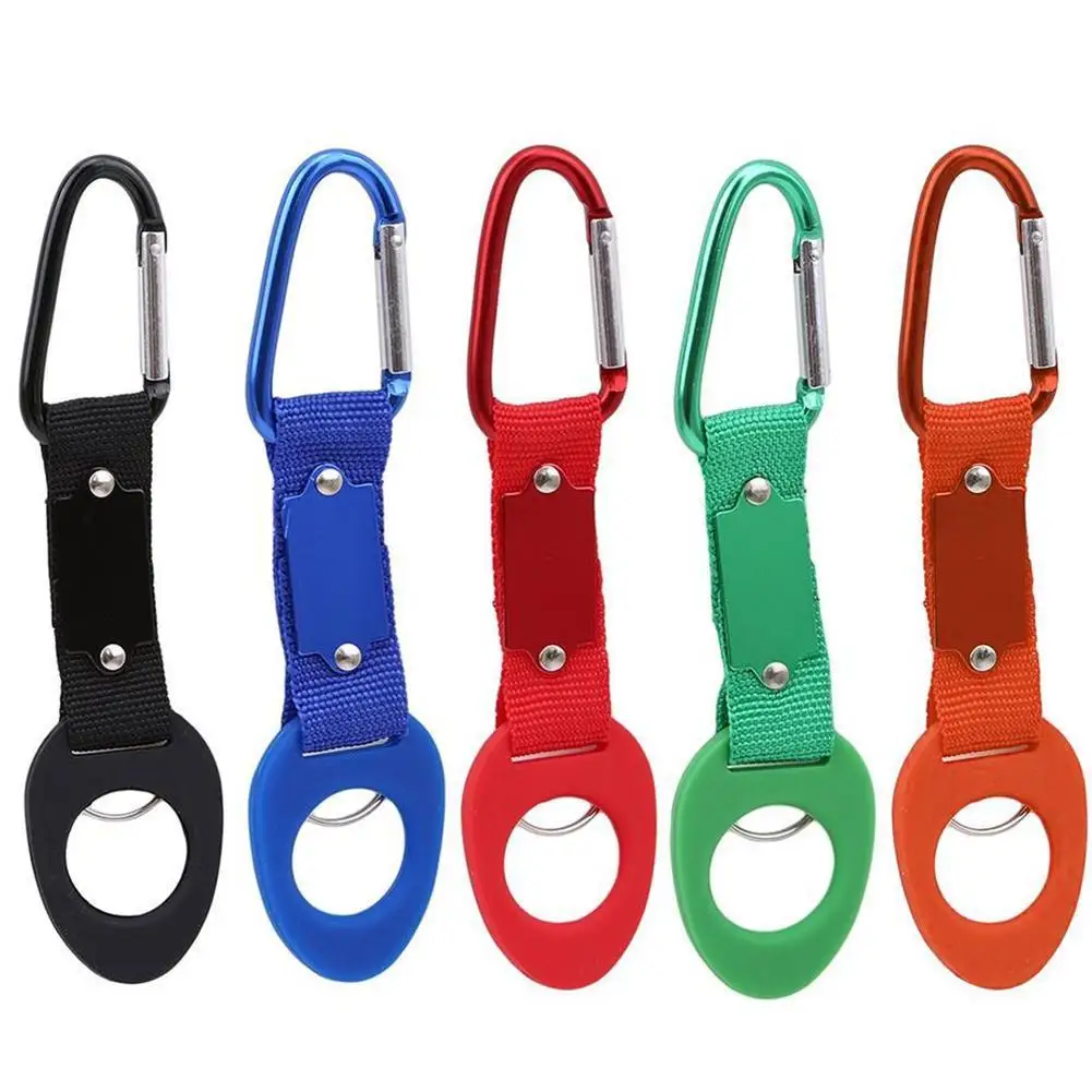 

1pc Carabiner Portable Water Bottle Holder Water Bottle Outdoor Hook Mountaineering Hiking Gadget Camping U7A2