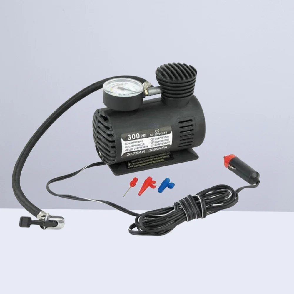 12V Car Auto Electric Pump Air Compressor Portable Tire Inflator 250PSI  IAR 