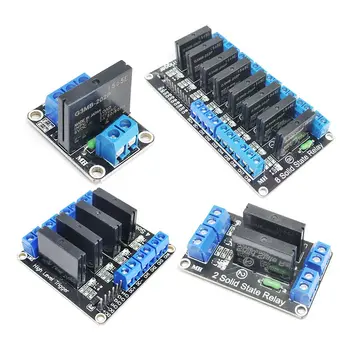 

Smart Electronics 1/2/4/8 Channel 5V DC Relay Module Solid State Low Level G3MB-202P Relay SSR AVR DSP For Arduino Diy Kit