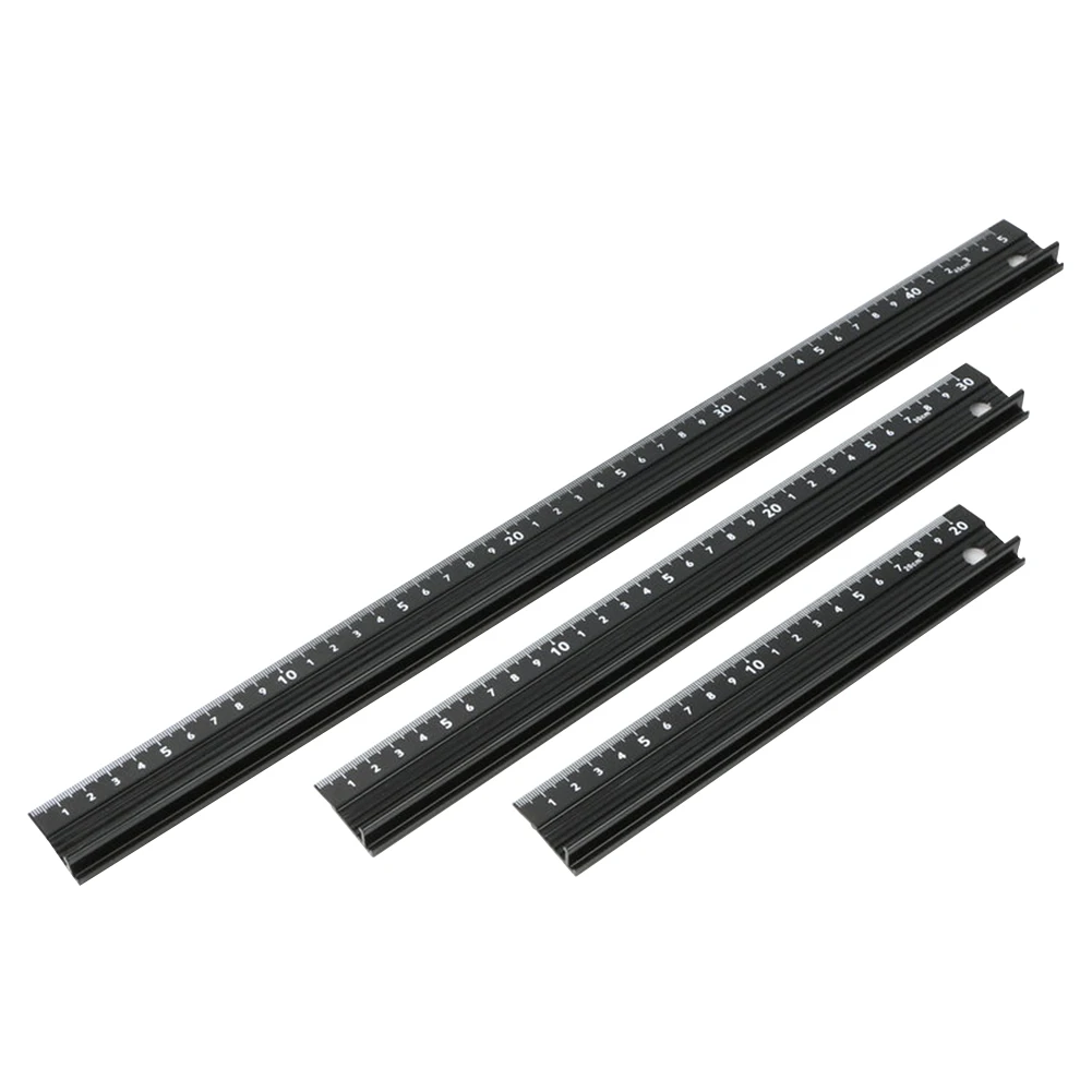 Aluminum Alloy Anti Slip Laser Calibration Ruler Student Cutting