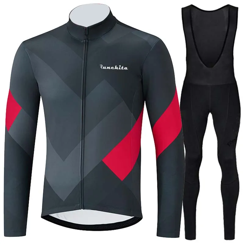 

Abbigliamento ciclismo invernale winter jacket men 2020 thermal fleece long sleeve go pro cycling jersey kit cycle maillot set