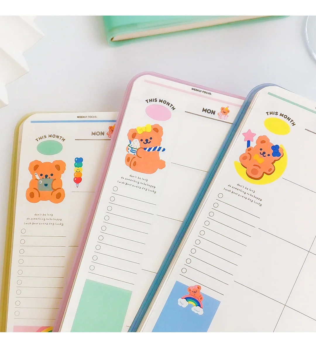 Pastel Bear Diary Organiser - 23 - Kawaii Mix