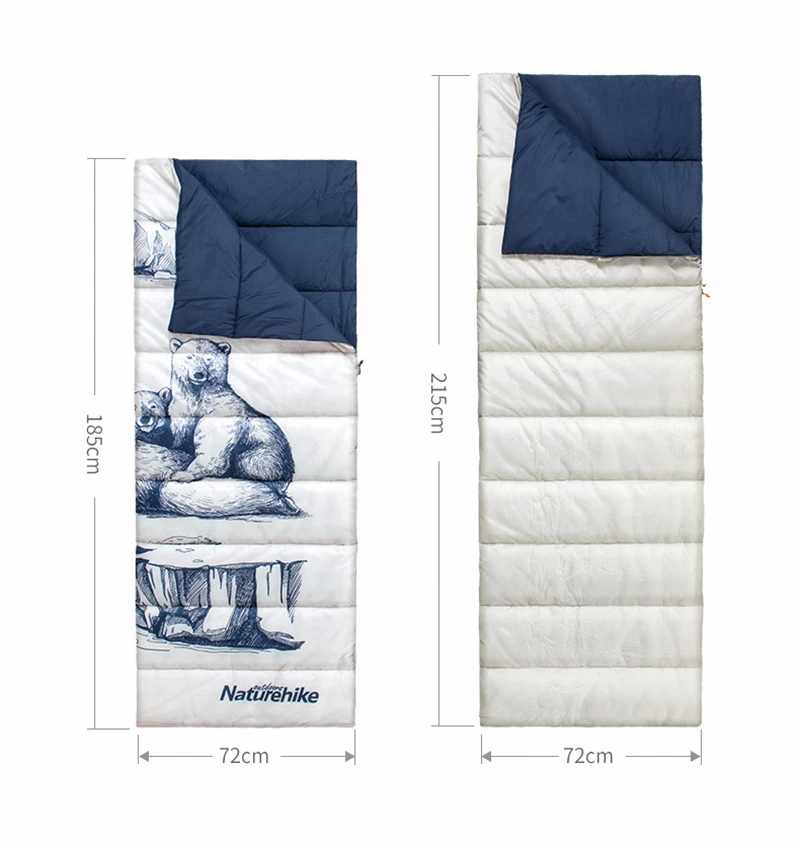 图案款双人睡袋_08
