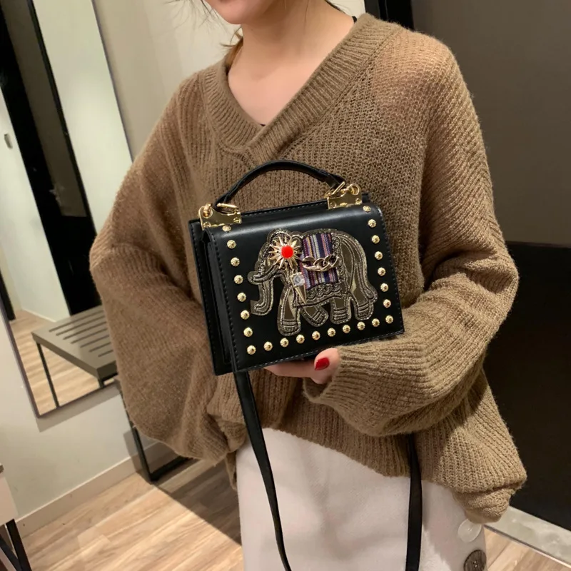 

2019 Jibaida Small Square Package Small As Two-sided Portable Packet Women's Singles Shoulder Messenger