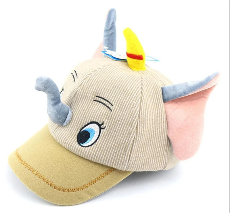 Милый слон из мультфильма мультфильм gorras детей ребенка бейсбольной кепки шляпы для мальчиков и девочек хип-хоп шляпа дети snapback кепки вечерние подарки