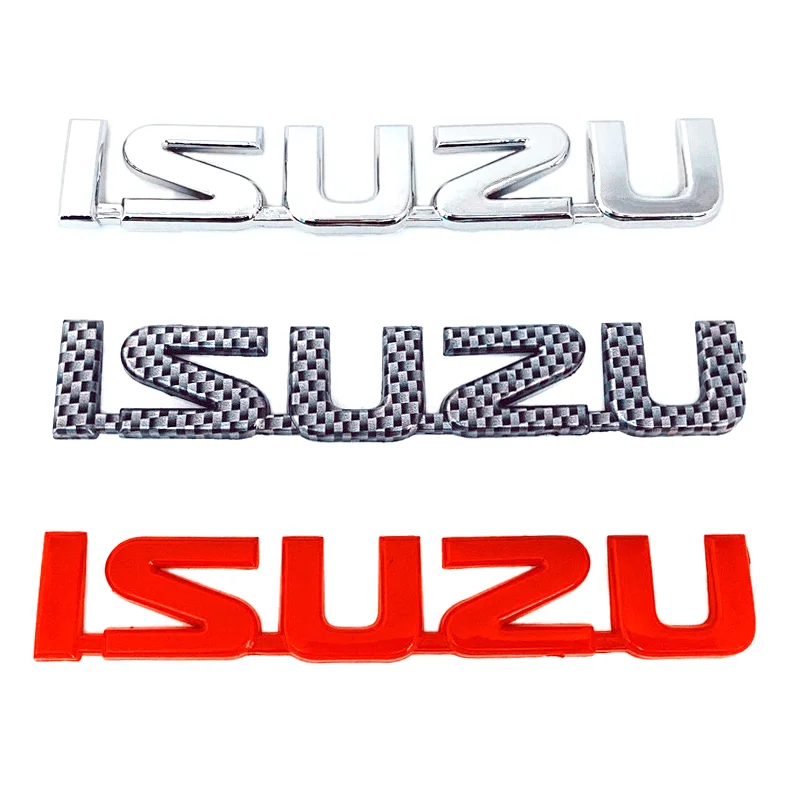 1 шт. ABS для ISUZU задний багажник буквы маркировка алфавит значок эмблема