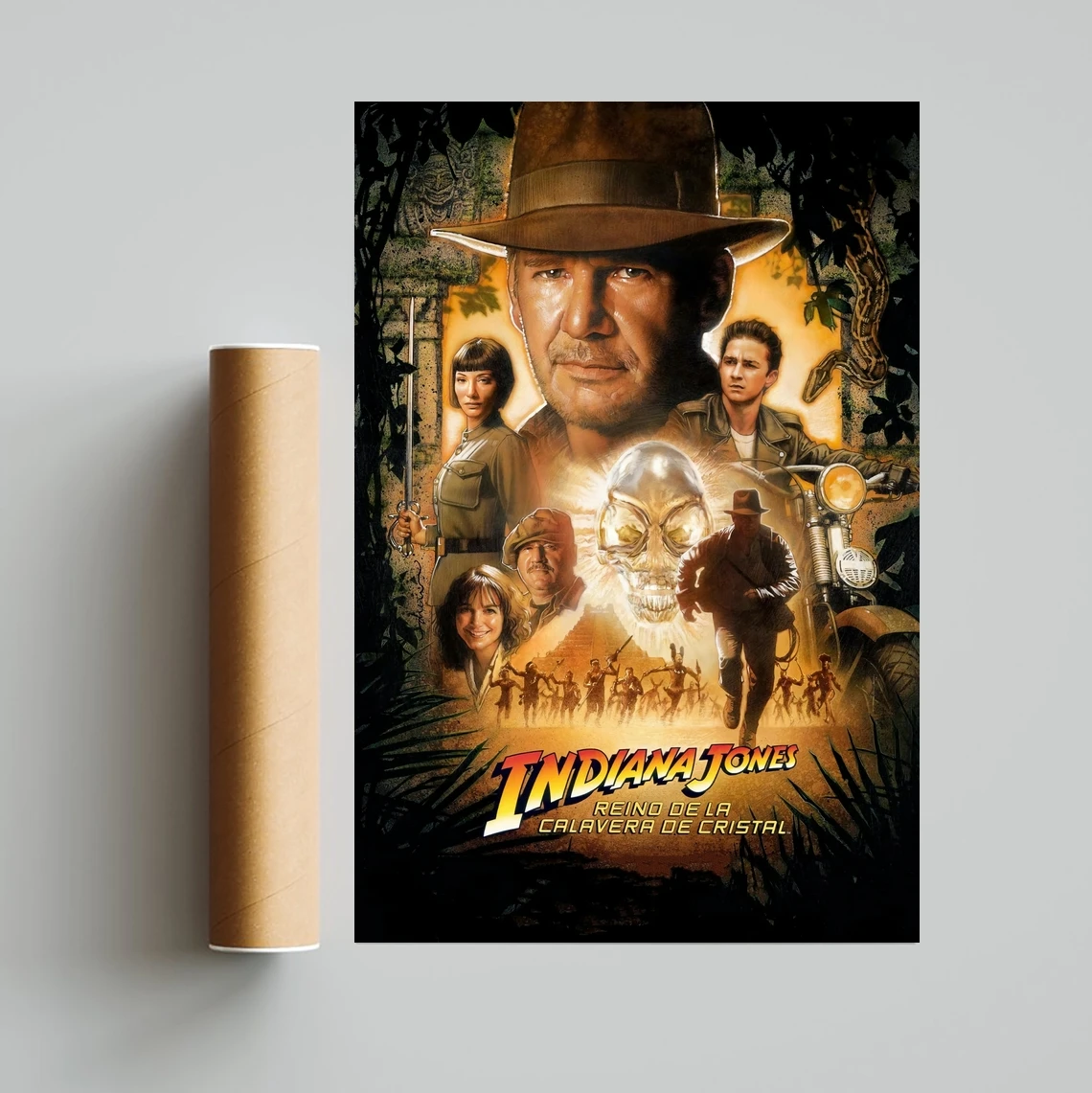 Indiana Jones Poster Indiana Jones Film Wall Art Decor Wall Hanging 