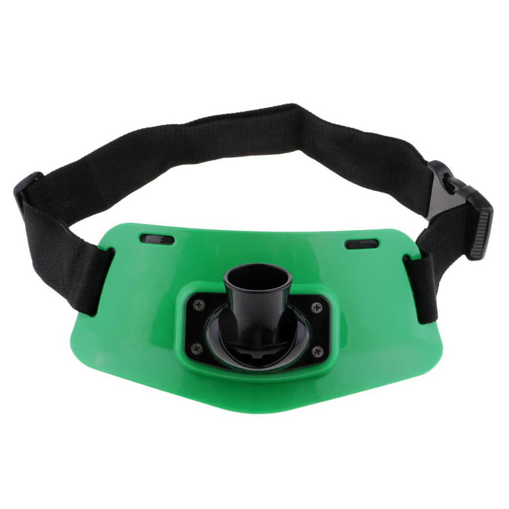 Padded Fishing Fighting Belt, 360° Adjustable Waist Rod Holder Belt, Boat Fishing Equipment