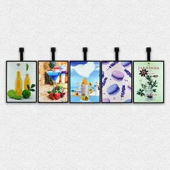 

Wall mounted picture frame light magnetic slim light box metal led letter lights sign