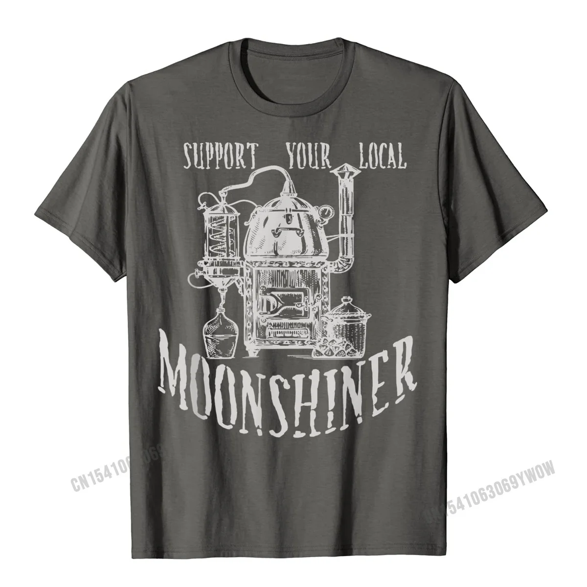 Casual All Cotton Men Short Sleeve Tees Normal ostern Day Tshirts Design Tops Shirts Latest Crewneck Free Shipping Support Your Local Moonshiner Funny Moonshine T-Shirt__1080 carbon