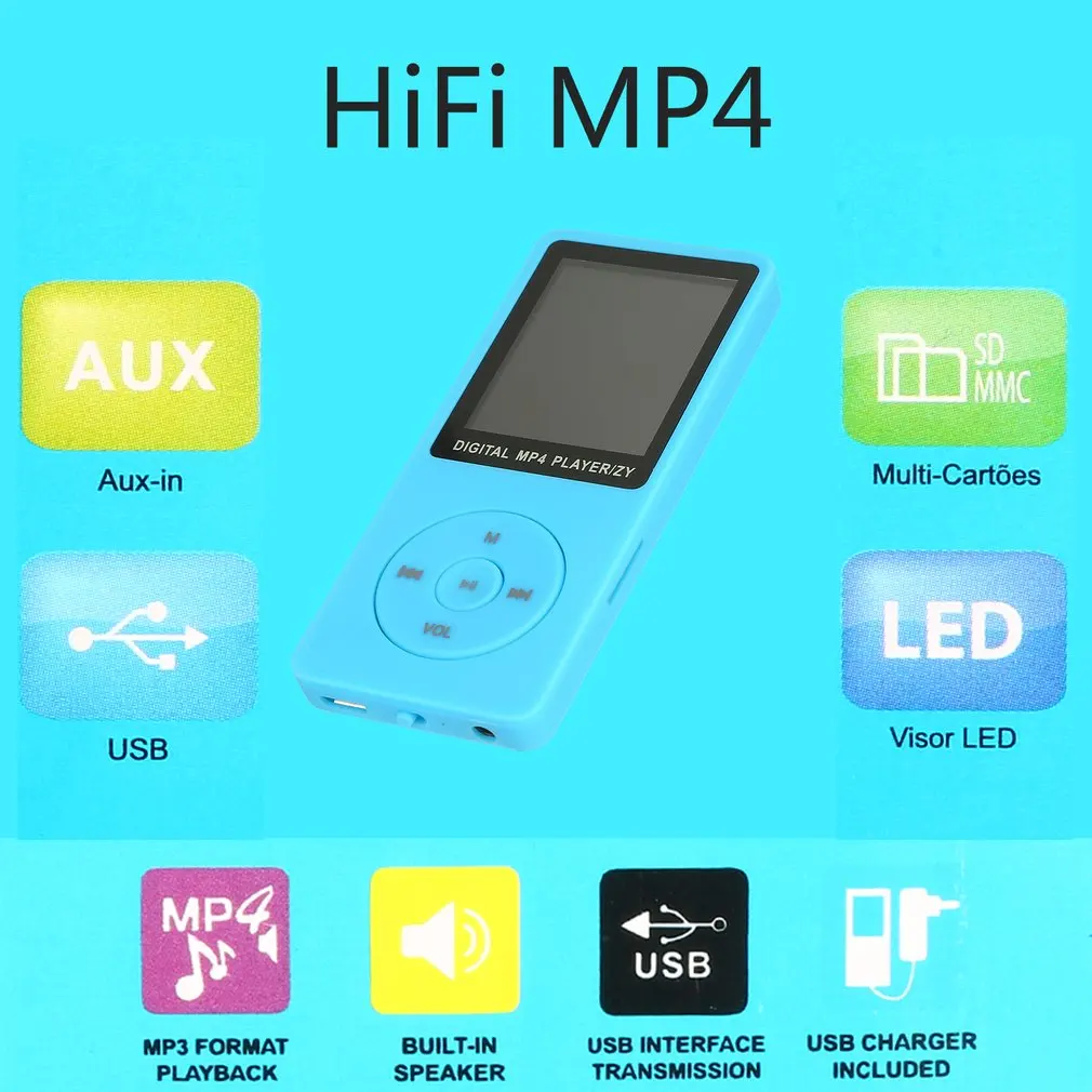 MP4 плеер с bluetooth lecteur mp3 mp4 музыкальный плеер Портативный mp 4 медиа slim1.8 дюймов сенсорные клавиши fm радио видео 32G