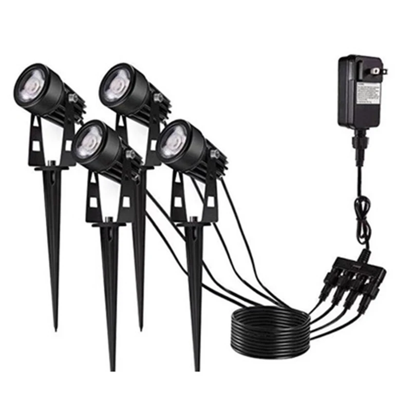 

1*2800K-3200K Waterproof Stairway Walkway Light Deck Step Stair Kitchen Outdoor Garden Yard Walkway Decoration Lamp+Plug Durable