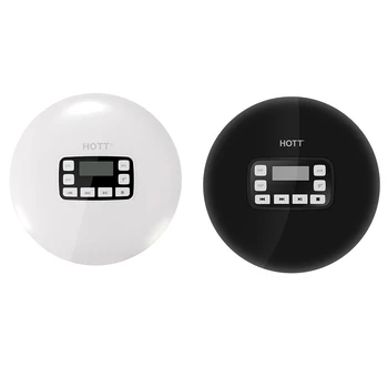 

Shockproof CD611T Portable Wireless Bluetooth CD Player LCD Display Anti Shock CD Music