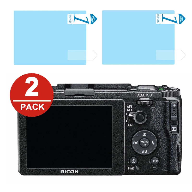 2 шт. Защитная пленка для ЖК экрана Ricoh GR GRII GRIII GR2 III II CX6 CX5 CX4 CX3 CX2 CX1 Digital IV WG 6