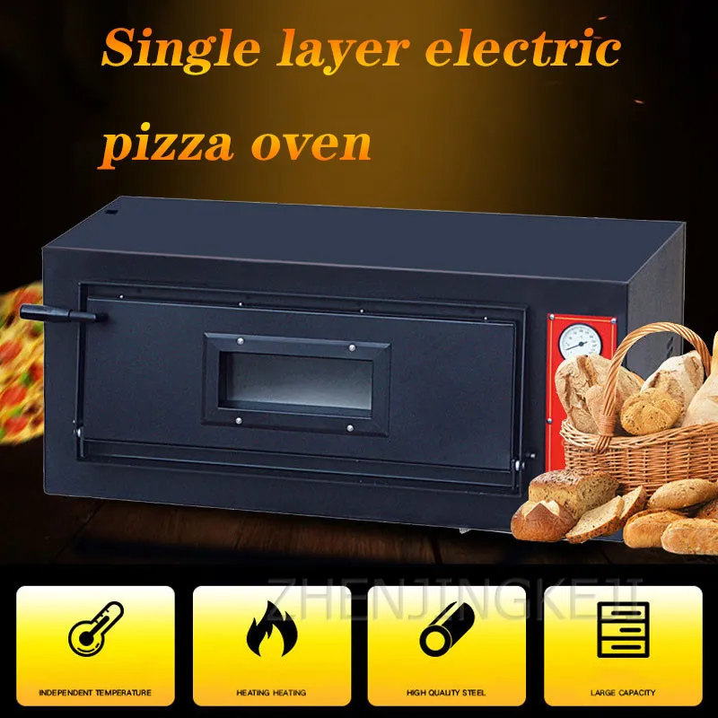 BS-661 Commercial Oven Bread Cake Multi-function Large-capacity Single-layer Electric Pizza Oven Electric Oven