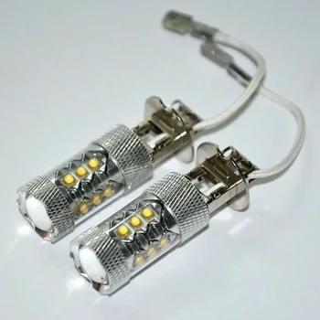 

Tail Car Fog Light Signal Turn Brake Lamp Driving Parking 12V/24V 80W 1600-2000LM 16LED Replacement Pure white