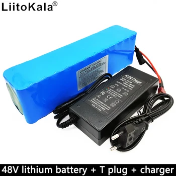 

Liitokala new 48V 10ah lithium-ion battery pack 18650 bms rechargeable battery 10000 mAh for electric bicycles