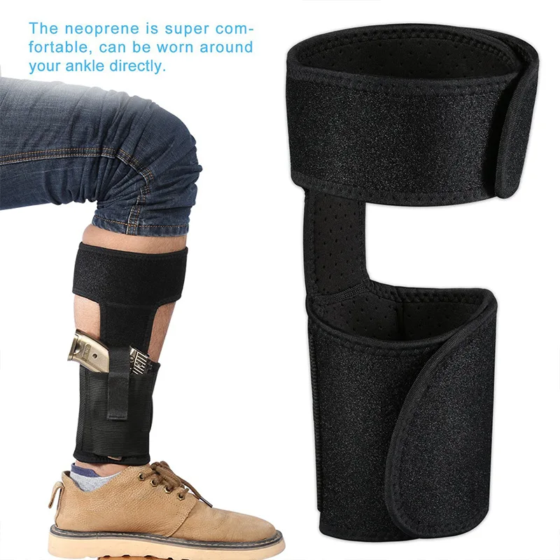 Ankle Holster with Padding Retention Carry with Elastic Secure Strap G