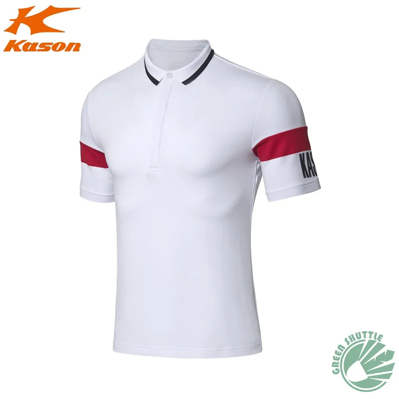 Касон подлинный для мужчин футболка быстросохнущая с коротким рукавом бадминтон спорт на открытом воздухе бег тренировка дышащая повседневная рубашка