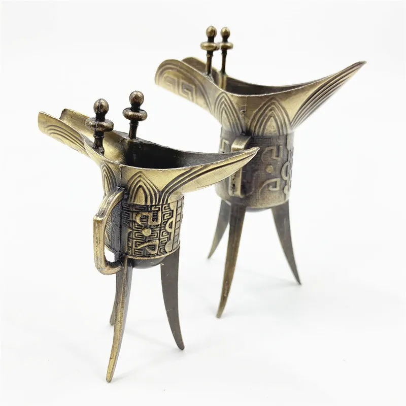 Винный бокал с триподом 50 мл стакан для вина старинный корт художественное