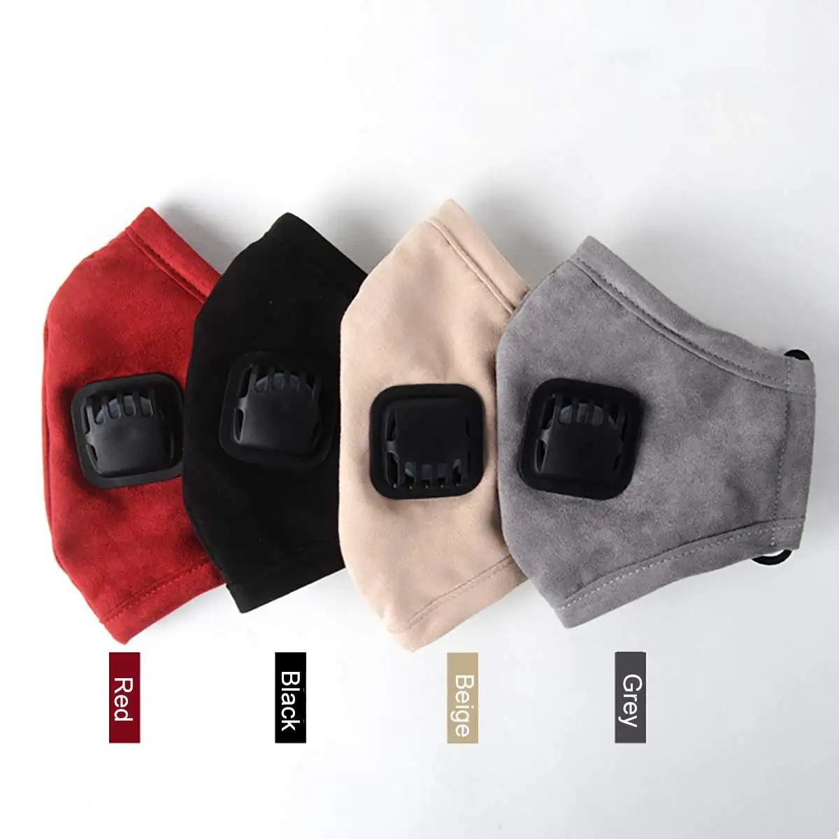 

Anti Dust Mask PM2.5 Activated Carbon Filter Face Mouth Mask Anti Haze Masks Four layer filter Cotton Prevent Bacteria